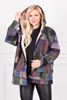 Immagine di CURVY GIRL SHEEPSKIN COLOURFUL QUALITY COAT  JACKET